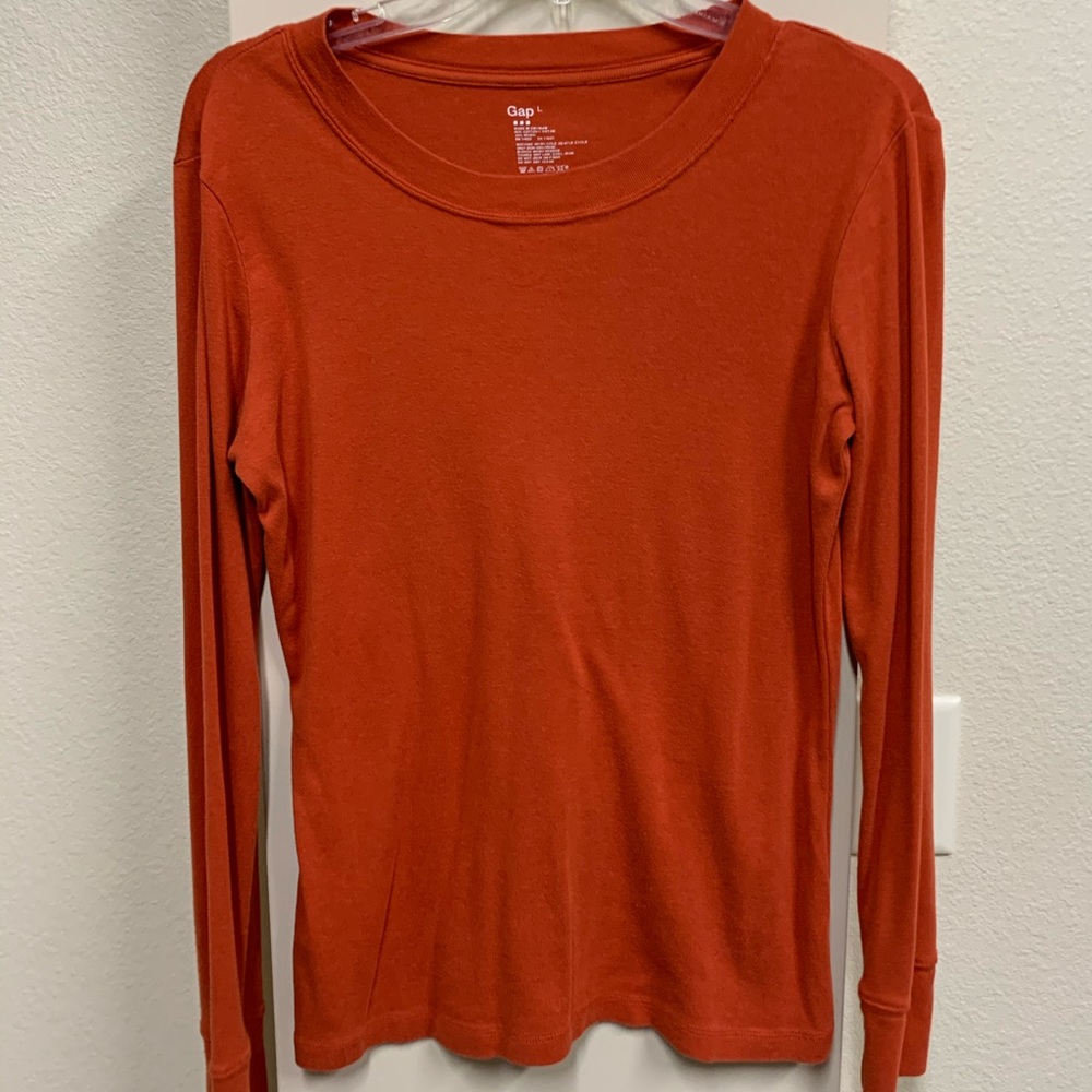 Orange long sleeve tshirt